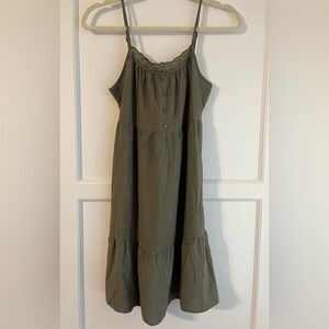 Pink Rose Olive Dress NWT